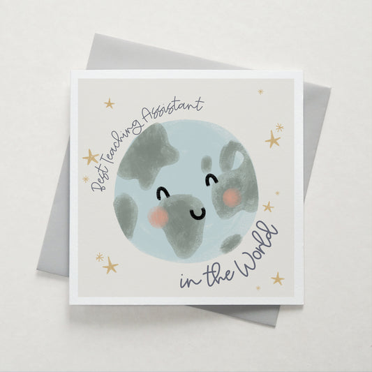 Best Teacher In The World Card - Can Be Personalised