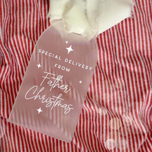 Special Delivery from Santa/Father Christmas gift tag