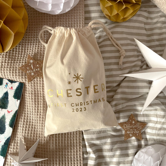 Personalised Bold Name Storage Sack