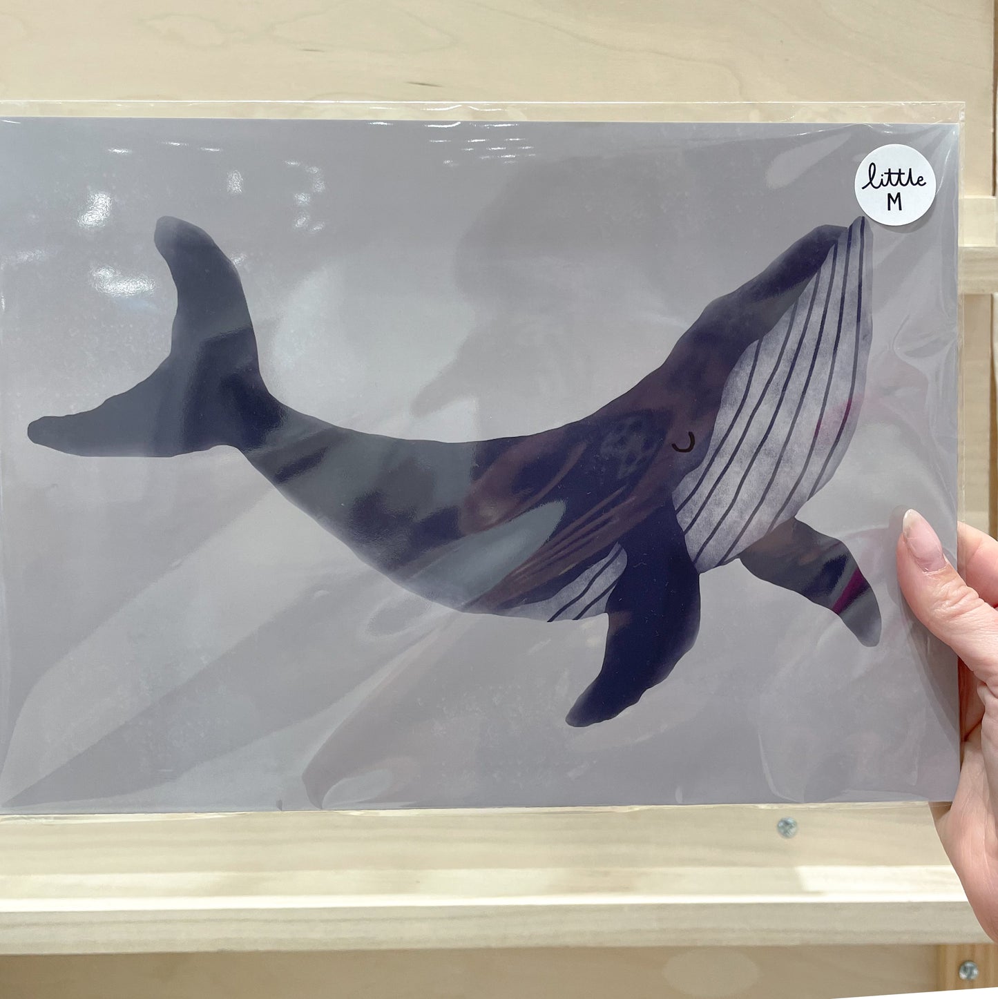 A4 Whale Print - READY TO SHIP SALE