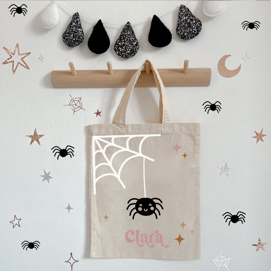 Spider Personalised Halloween Bag