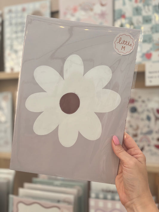 Large Daisy Print A4 Birthday Sale