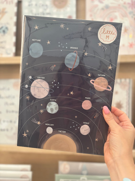 Solar System Print A4 Birthday Sale