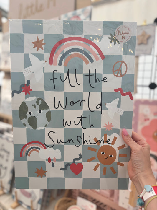 Fill The World With Sunshine Print A3 Birthday Sale