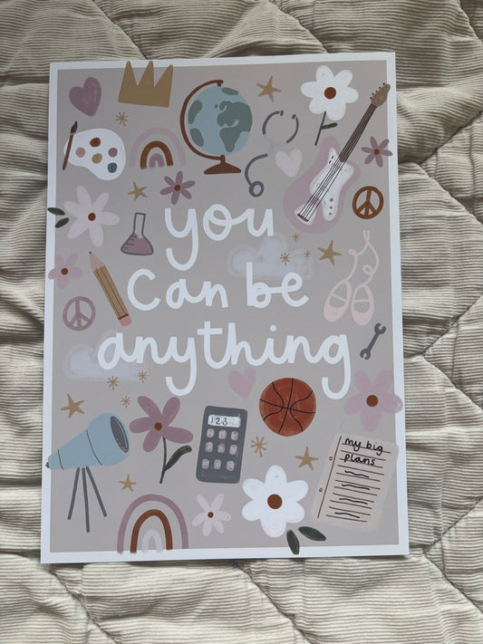 You can be anything A4 Birthday Sale