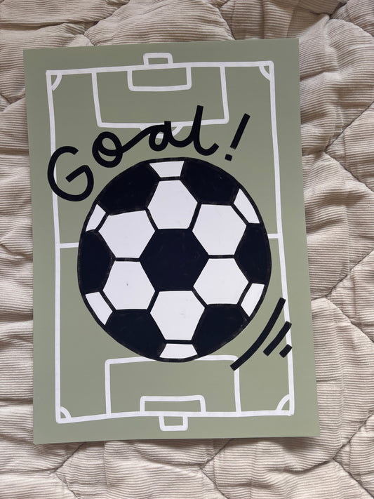 Goal print sage A4 Birthday Sale