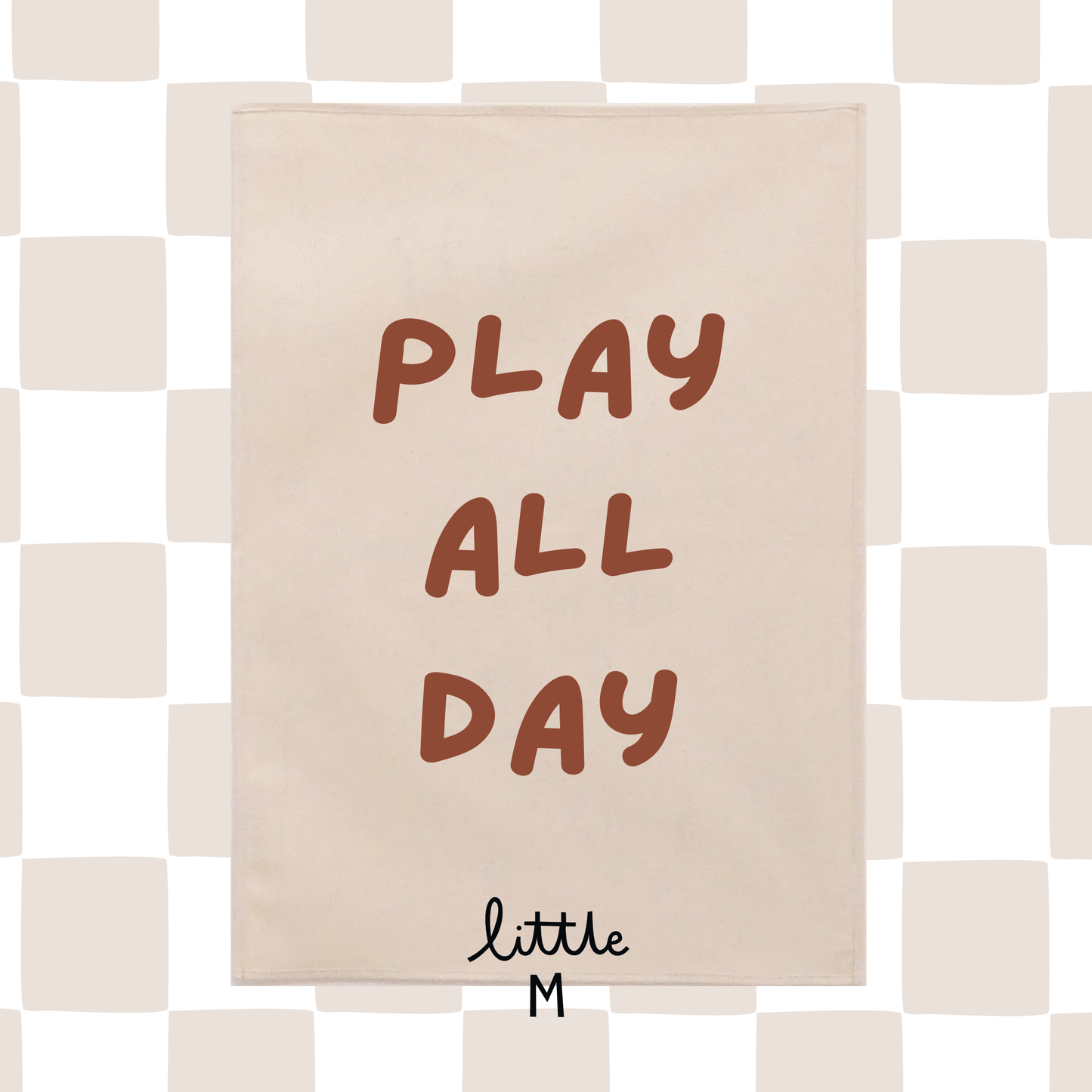 Play all day wall hanging 50x70cm Sample Sale