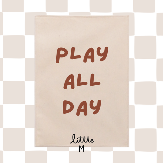 Play all day wall hanging 50x70cm Sample Sale