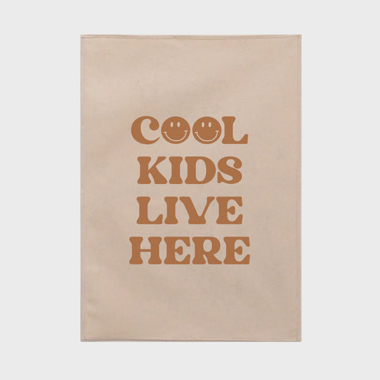 Cool Kids Live Here Smiley Hanging 50x70cm - more colours available