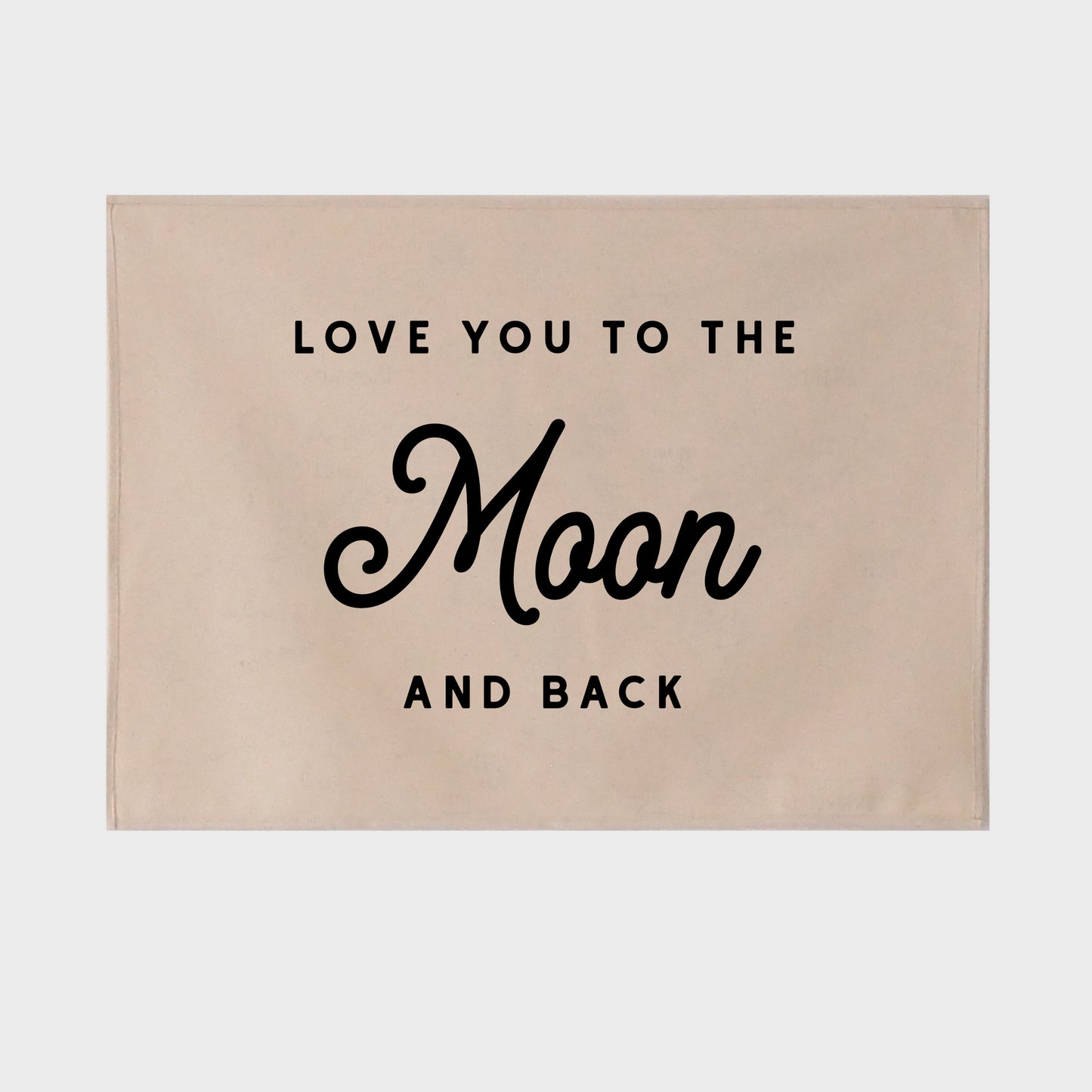 Moon and back black wall hanging 50x70cm Sample Sale