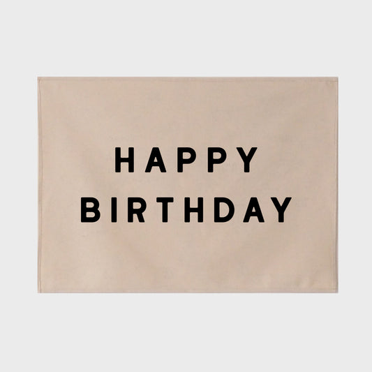 Personalised Happy Birthday Wall Hanging 50x70cm - more lettering colours available.