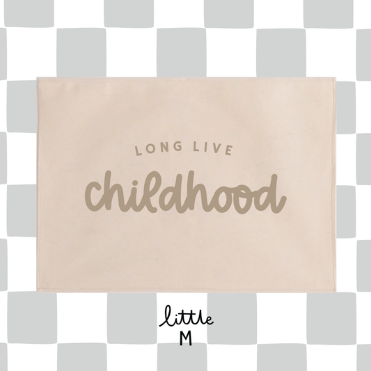 Long live childhood wall hanging 50x70cm Sample Sale