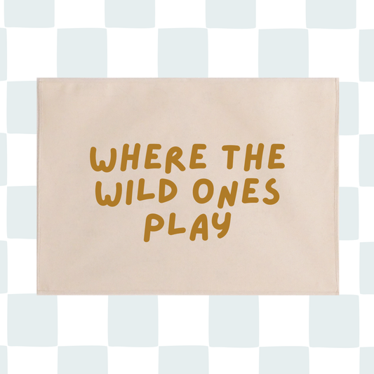 Where the wild ones play wall hanging 50x70cm Sample Sale