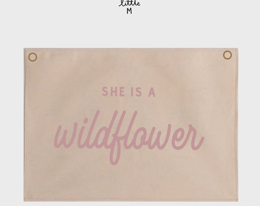 She’s a wildflower wall hanging 50x70cm Sample Sale