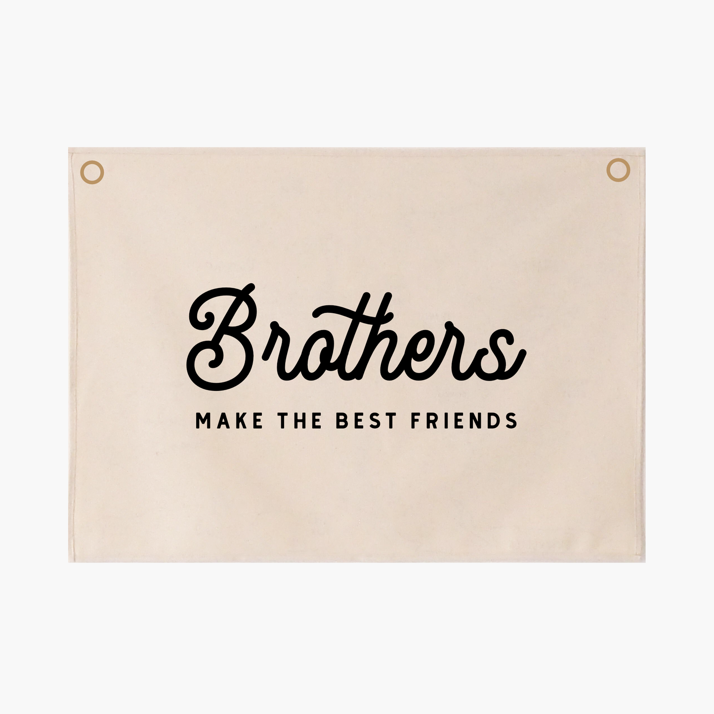 Brothers Make The Best Friends Retro Font 50x70cm - more lettering colours available.