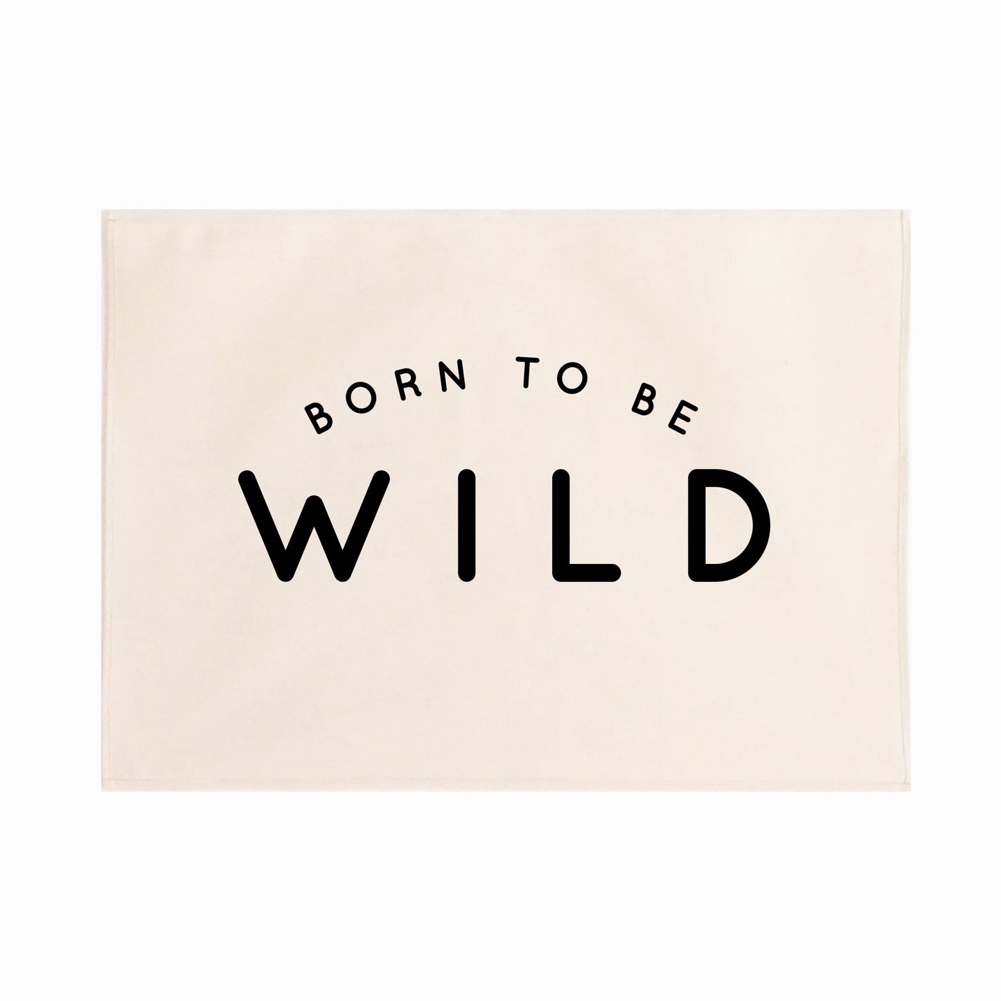 Born to be wild black wall hanging 50x70cm Sample Sale