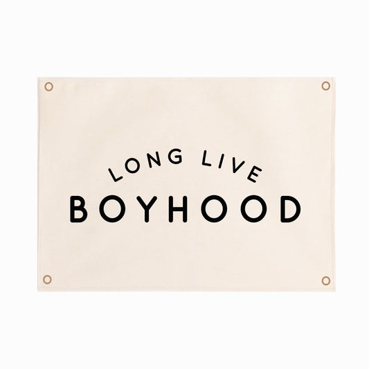 Long live boyhood quote wall hanging 50x70cm Sample Sale