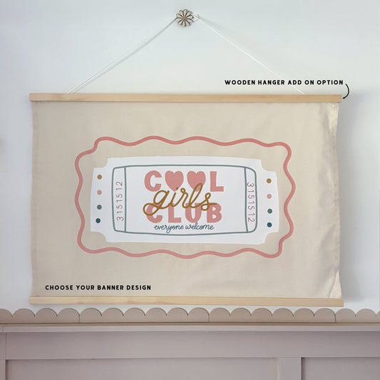 Wooden Hanger Add On for 50x70cm Banners PREORDER