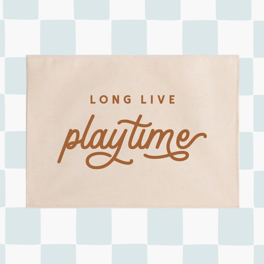 Long live playtime wall hanging 50x70cm Sample Sale