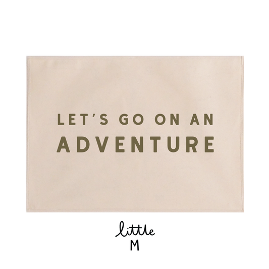 Let’s go on an adventure wall hanging 50x70cm Sample Sale