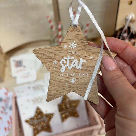 Christmas Ready To Ship Items - Our Star In The Sky Bauble