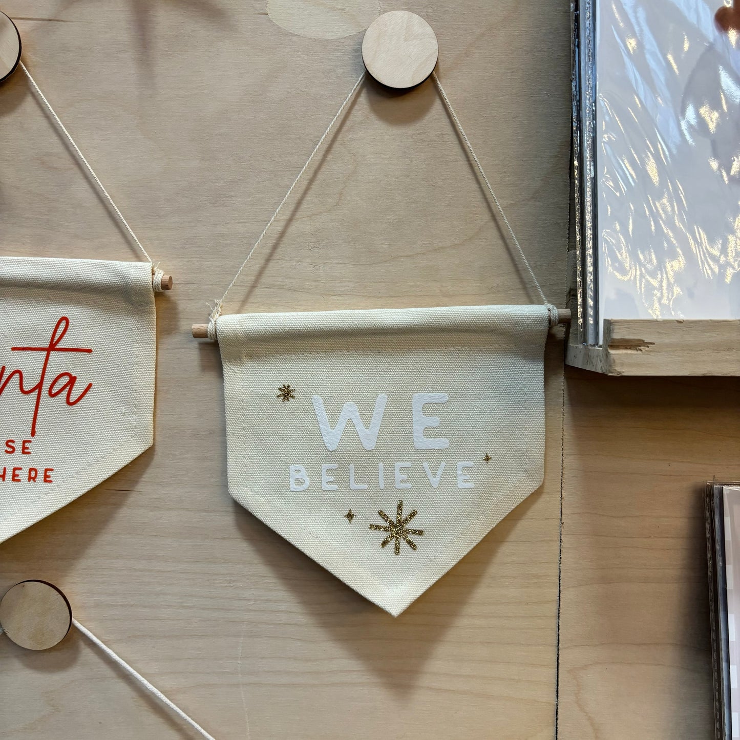 Christmas Ready To Ship Items - We Believe Mini Banner