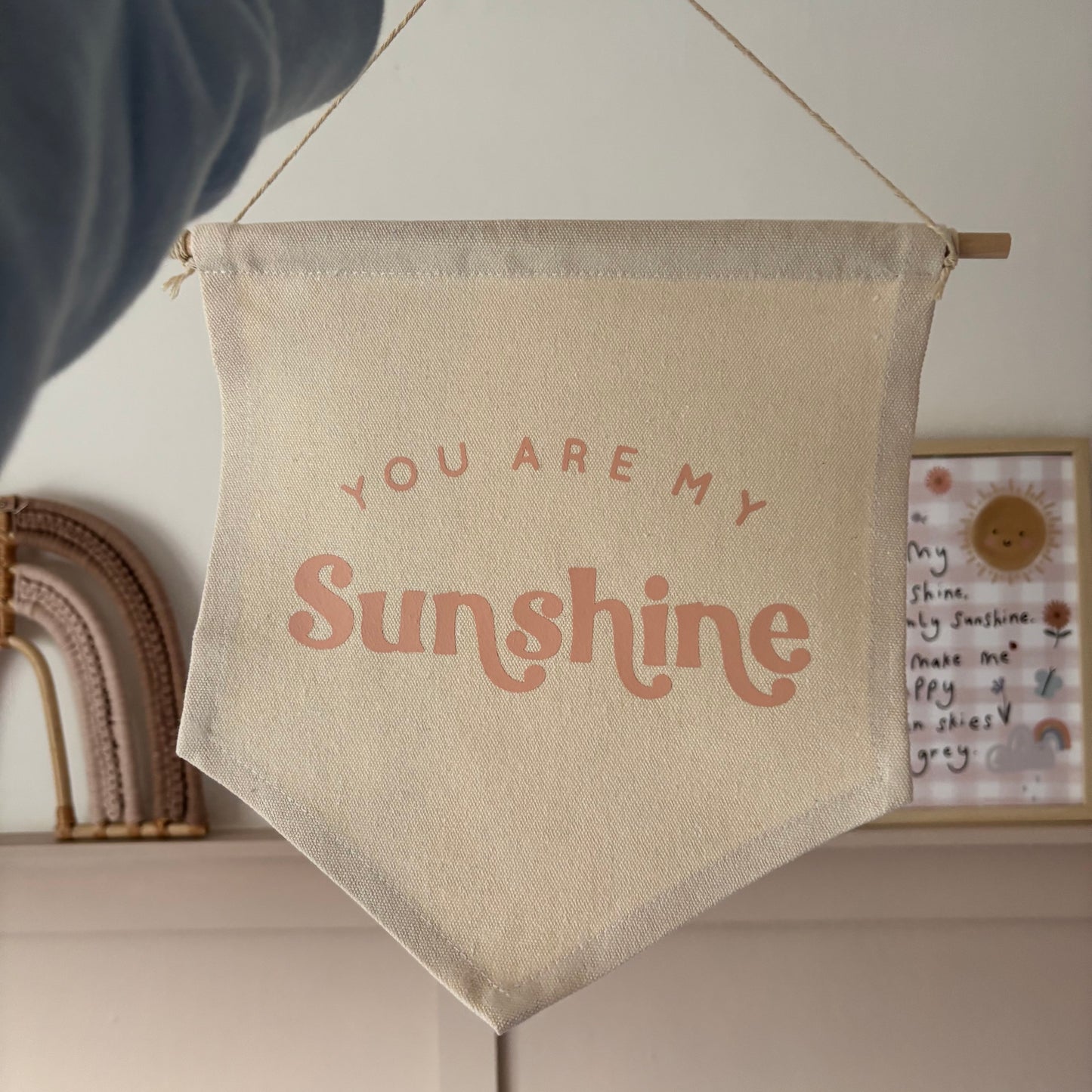 You Are My Sunshine Hanging Banner 24x24cm