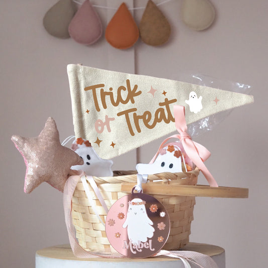 Limited Edition Trick Or Treat Pennant Flag