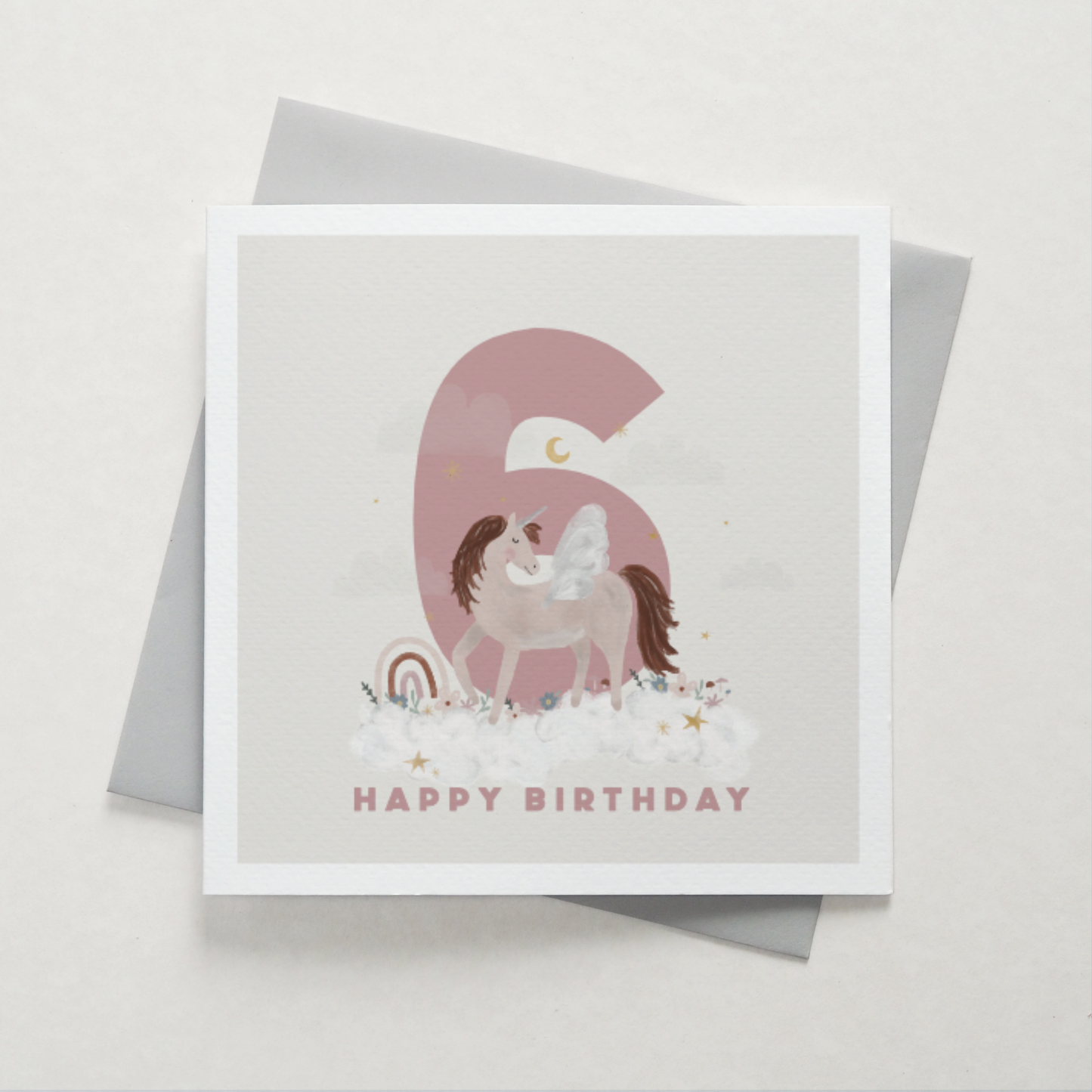 Unicorn Birthday Card - Can Be Personalised