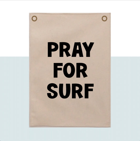 Pray for surf wall hanging 50x70cm Sample Sale