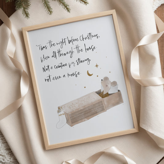 Night Before Christmas Print