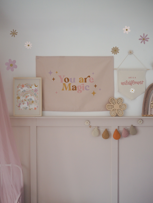 You Are Magic Soft Blush Wall Hanging 68x46cm (Copy)
