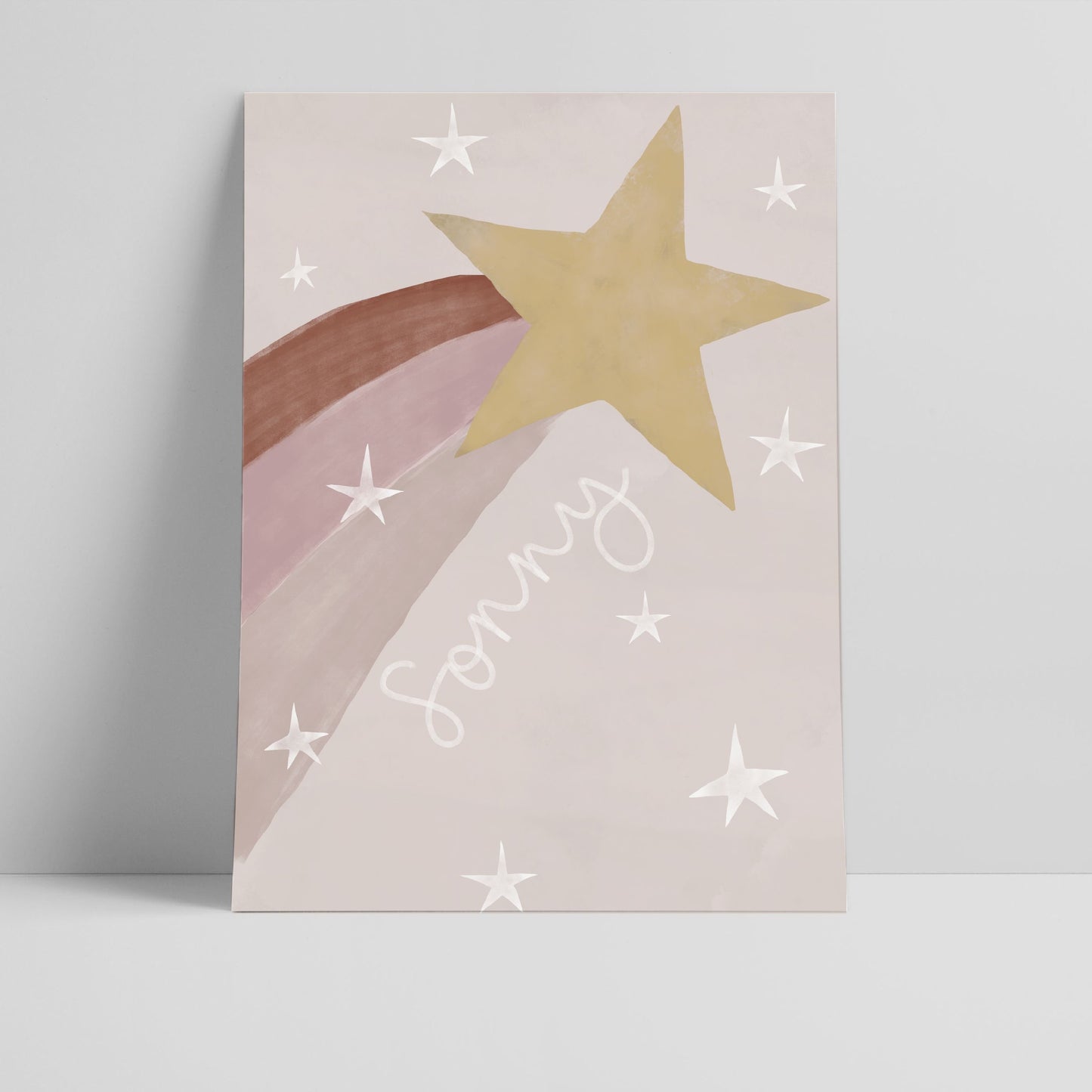 Shooting Star Print - Can be personalised
