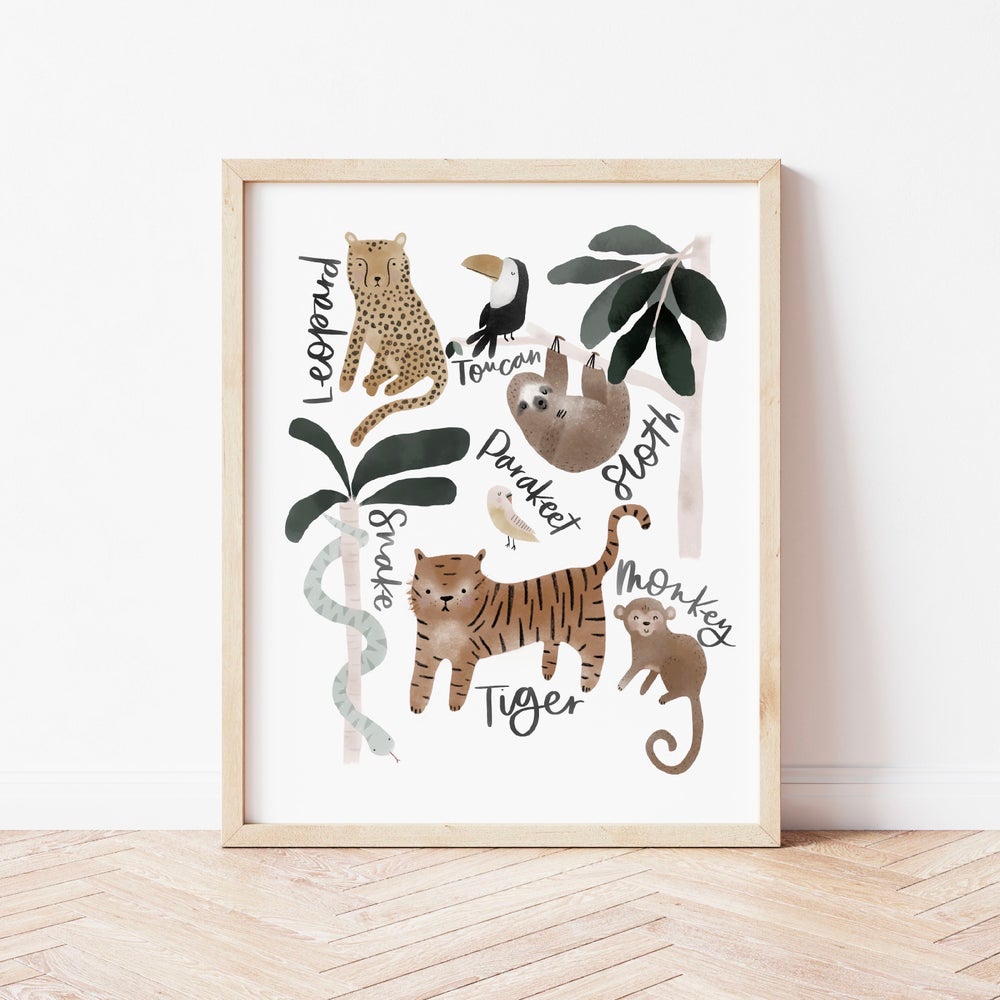 Jungle Animals Print