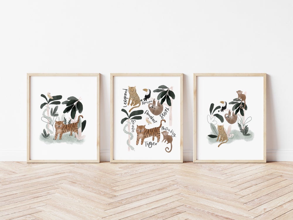 Jungle Animals Print