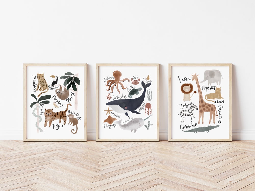 Jungle Animals Print