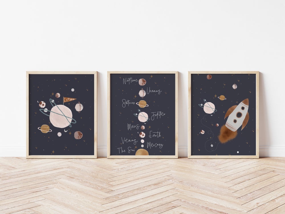 Space Prints set of 3