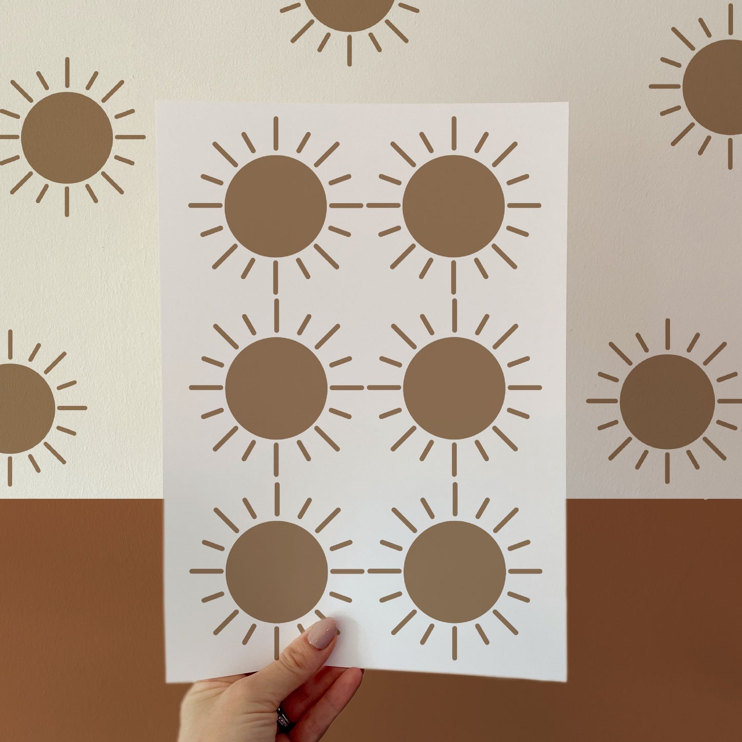 Full Sun Wall Stickers