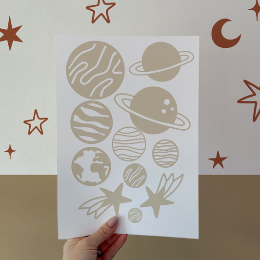 Solar System Wall Stickers