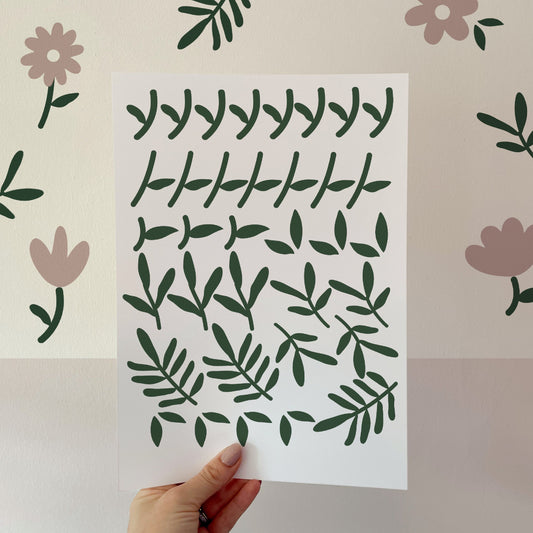 Wildflower Wall Stickers