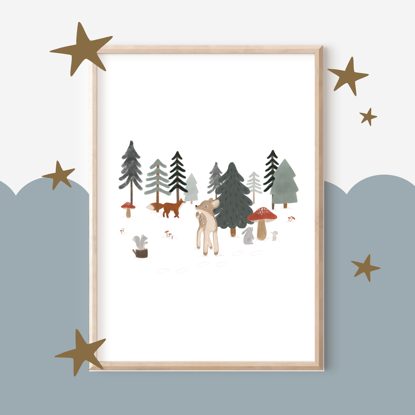 - Wintery Walk Print