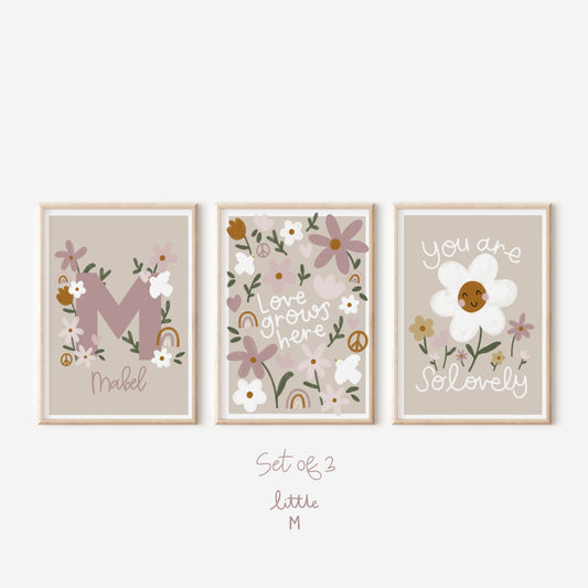 You are so lovely Set of 3 Prints