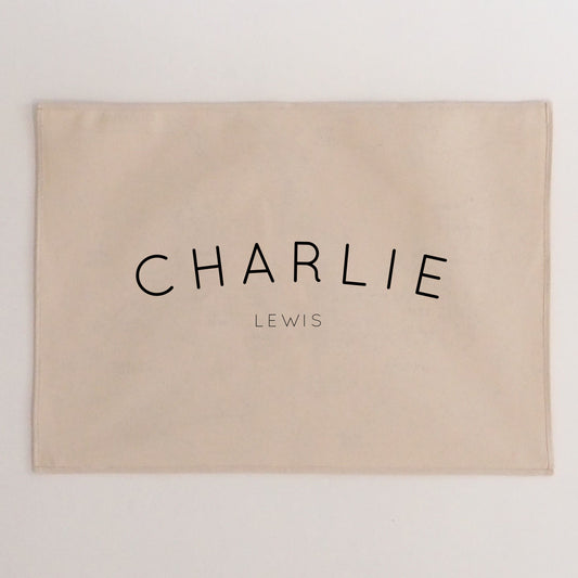 Personalised Wall Hanging 50x70cm narrow font option - more lettering colours available