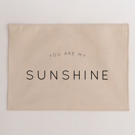 You Are My Sunshine Wall Hanging 50x70cm - more lettering colours available.