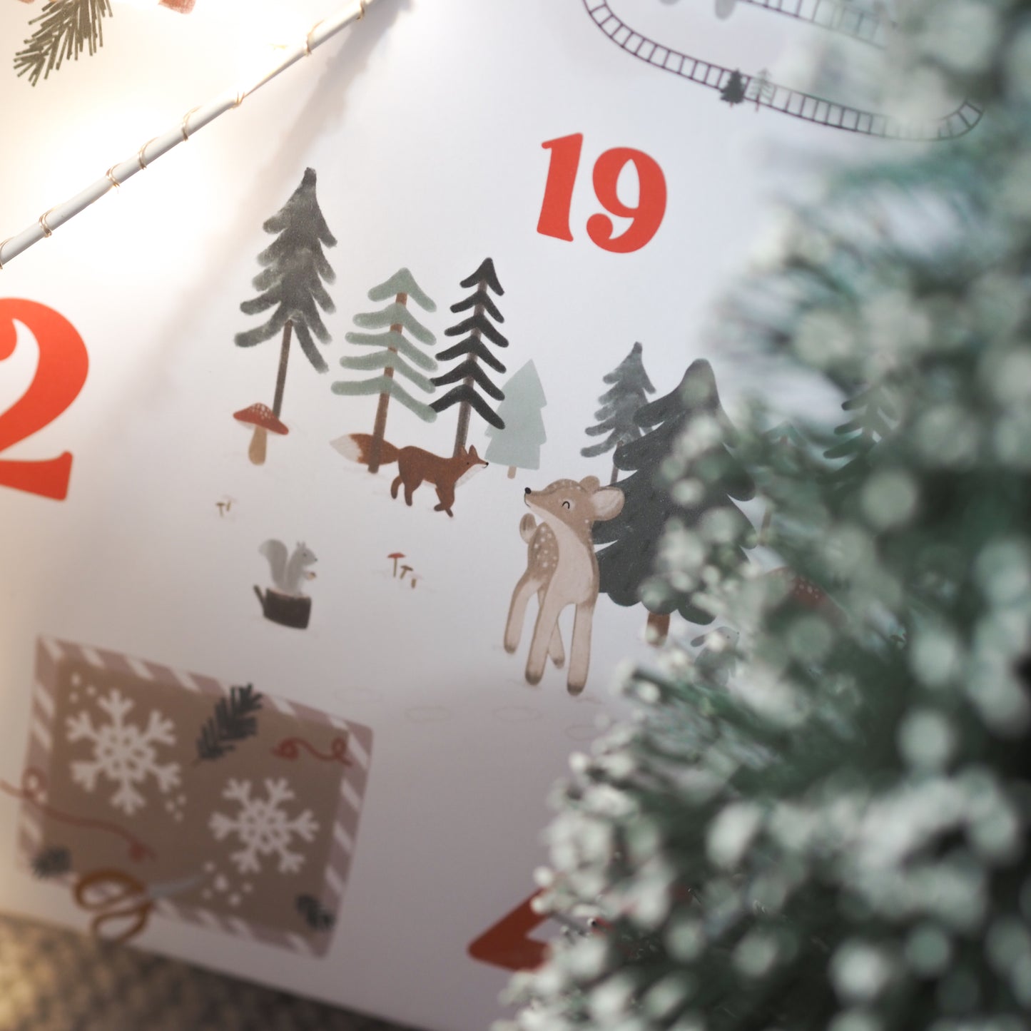Countdown To Christmas Gift Wrap Sheets