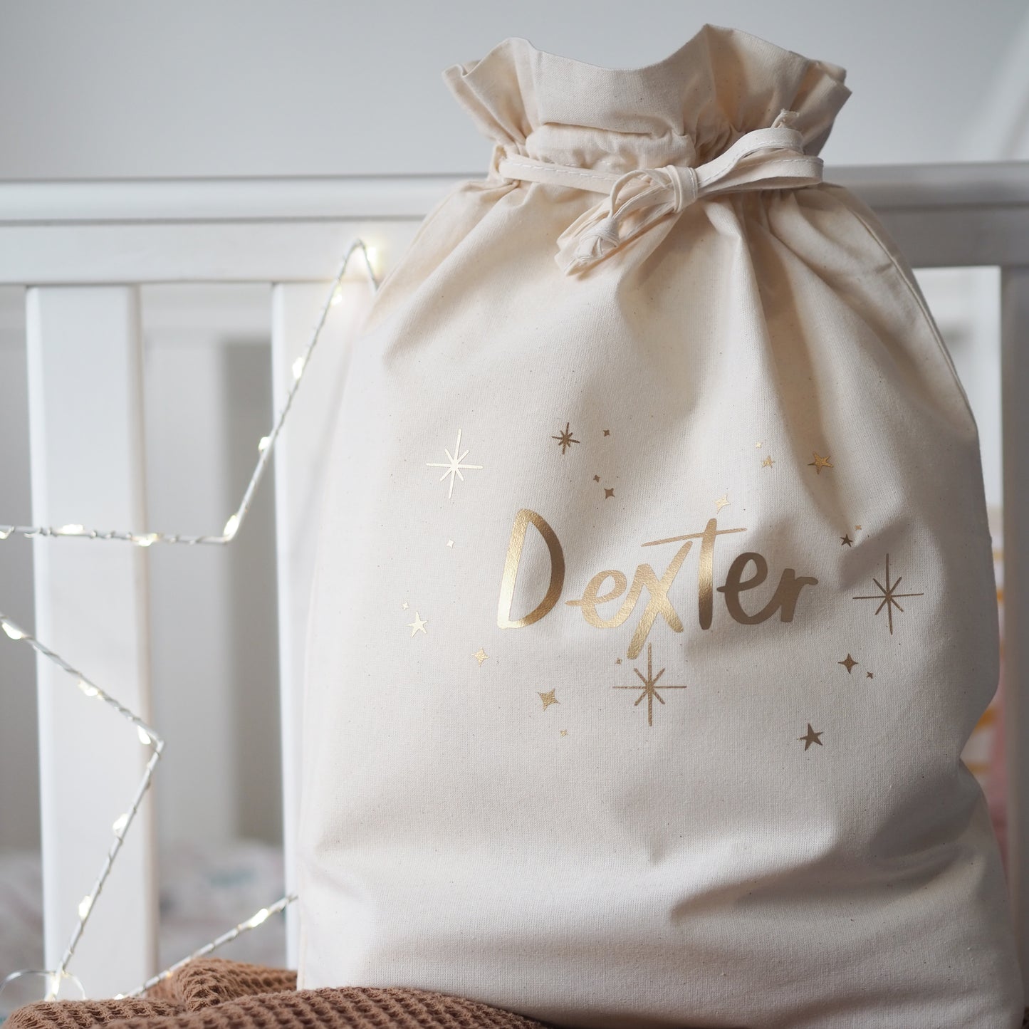 Personalised Starry Sky Name Storage Sack