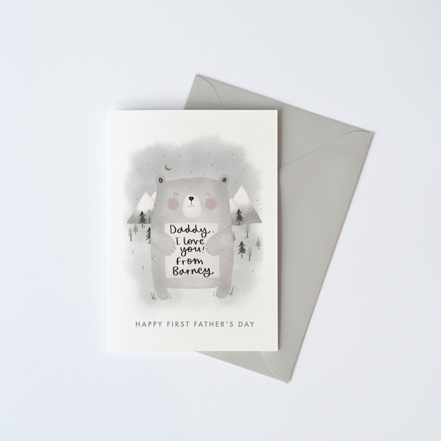 Little Bear Father’s Day Card - Personalised