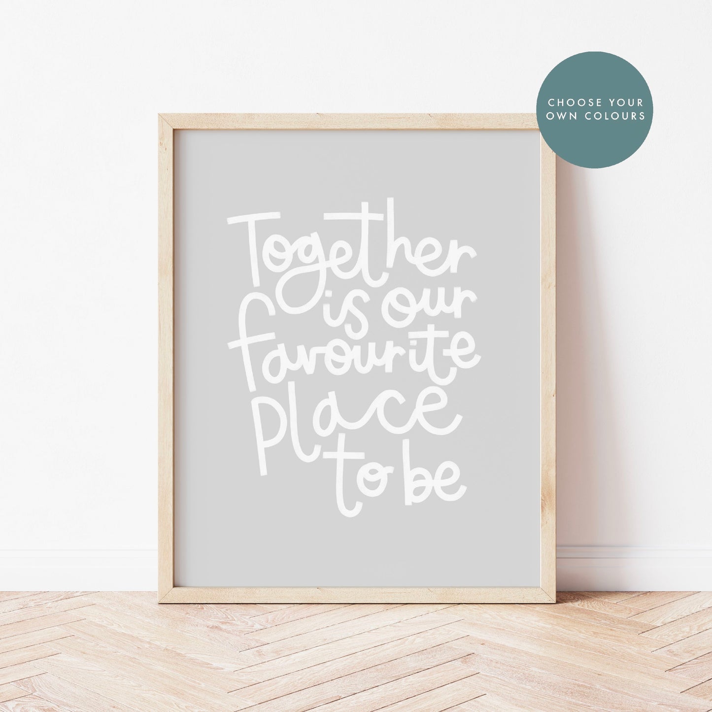 Favourite Place To Be Print Limited Edition Choose Your Own Colours