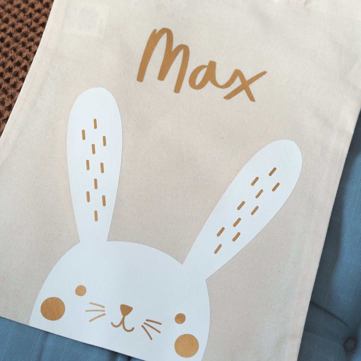 Personalised Easter Bunny Bag - Perfect for Easter Egg Hunts