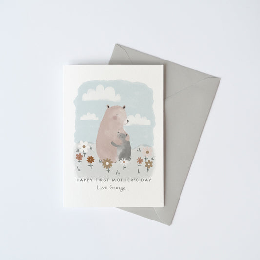 Mummy and Little Bear(s) Mother’s Day Card